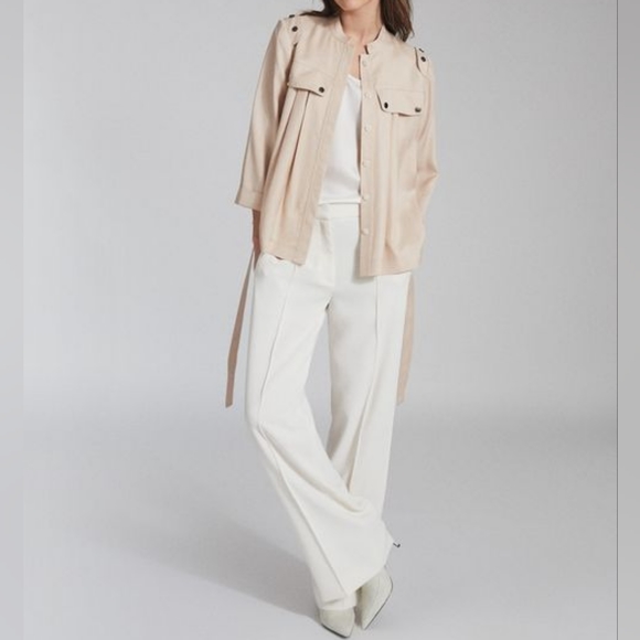 NWT REISS | $330 Olivia Utility Shirt Jacket - Picture 4 of 9